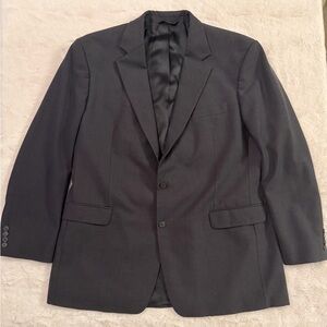 Brooks Brothers 346 Charcoal Grey Stretch Blazer - Size 44/46